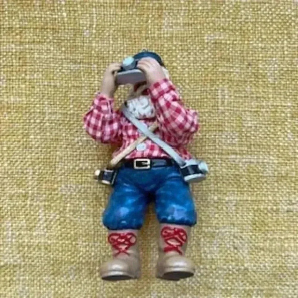 Vintage Department 56‎ Santa Action Christmas Ornament photography - Picture 2 of 10